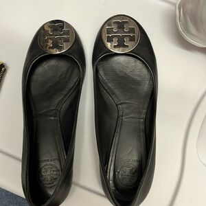 Tory Burch flats size 9 black leather